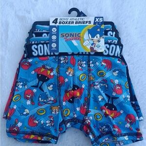 Sonic the Hedgehog Kids' Blue Boxer Briefs